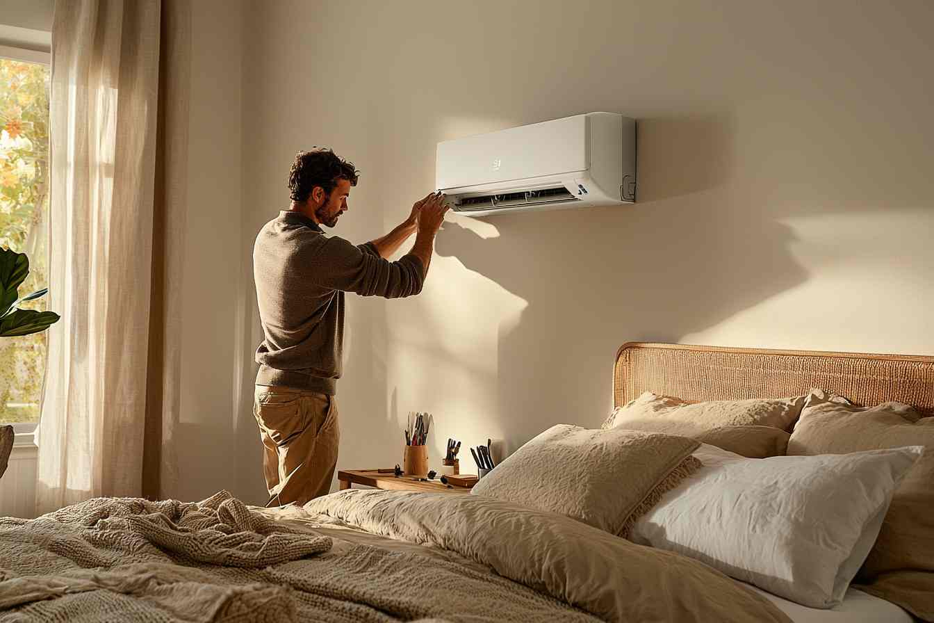 Installation de climatisation réversible à Melun (77)