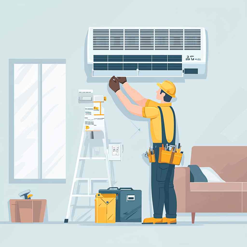 Installation de climatisation réversible à Melun (77) par un professionnel